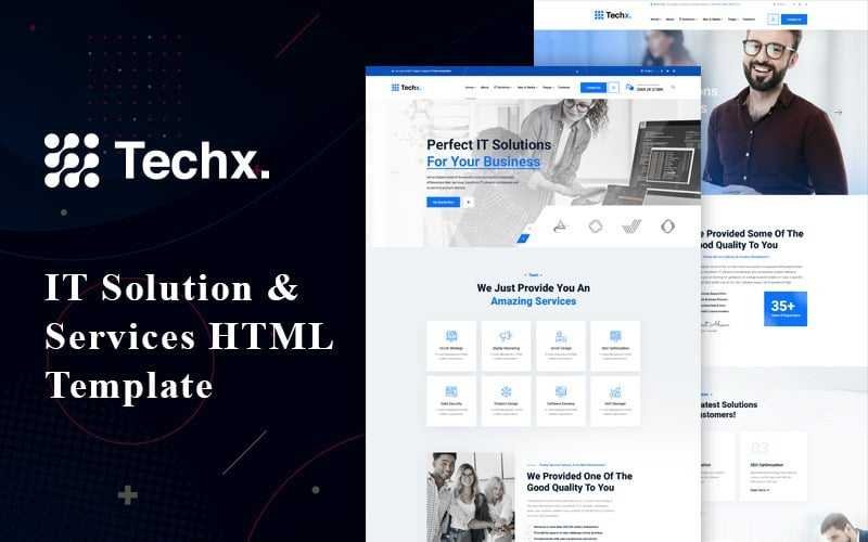 Techx - IT Solution & Services HTML Templat