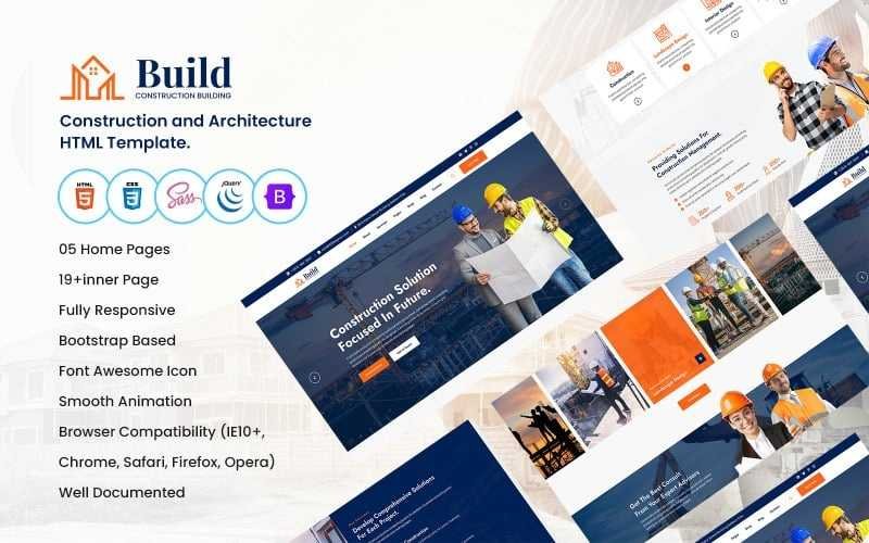 Build - Construction & Architecture HTML Template