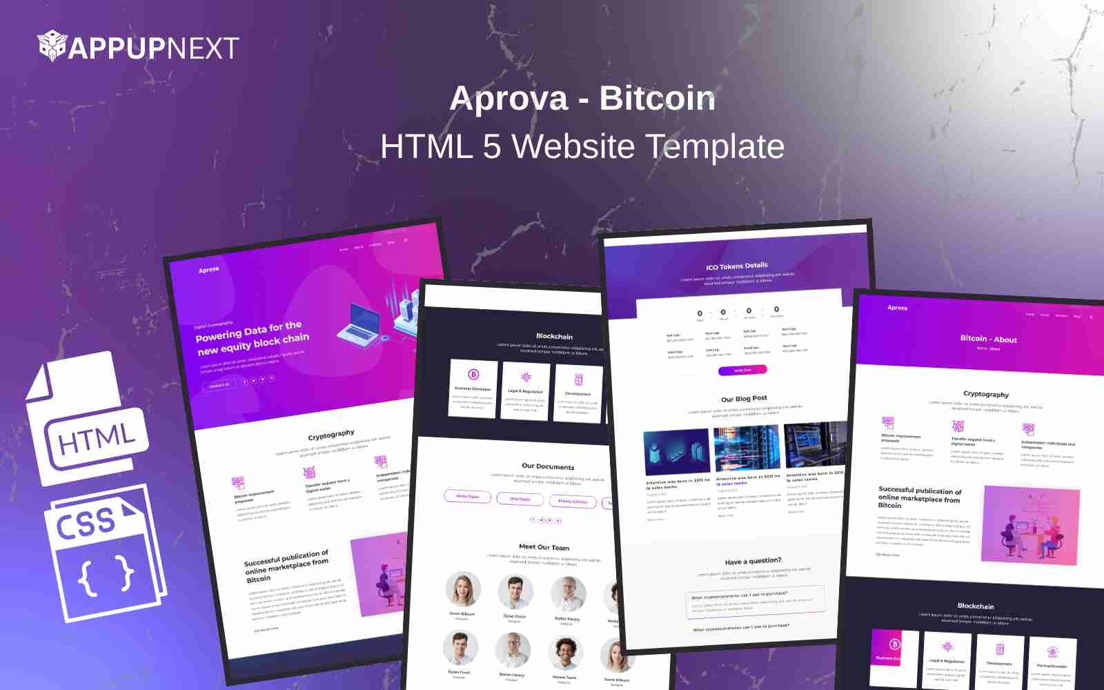 Aprova - Bitcoin| HTML 5 Website Template