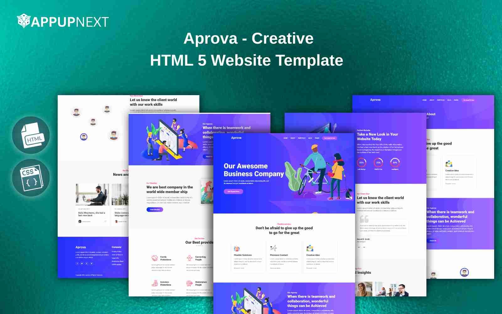 Aprova - Creative| HTML 5 Website Template
