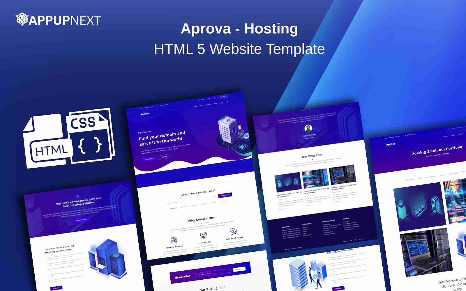 Aprova - Hosting| HTML 5 Website Template