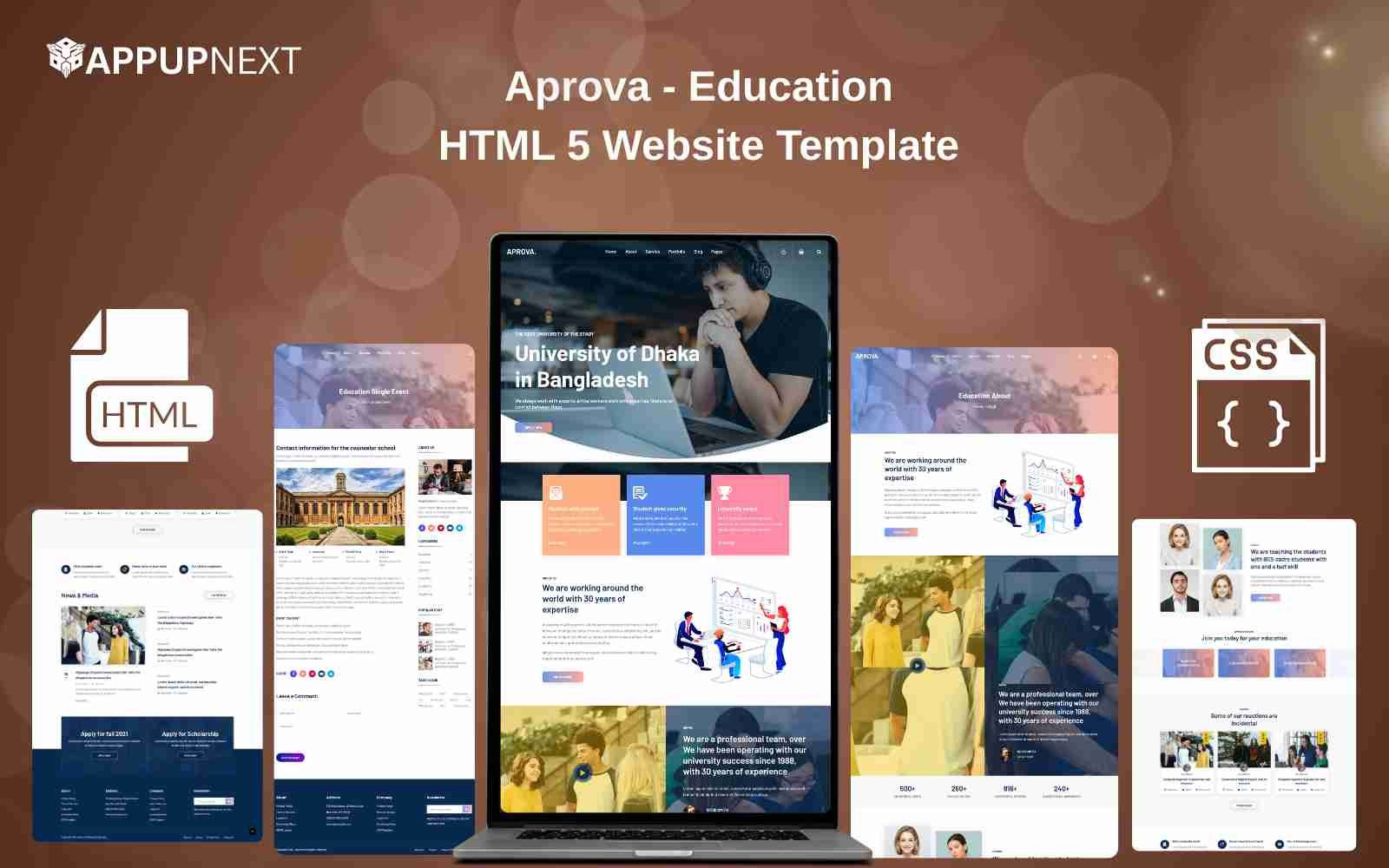 Aprova - Education| HTML 5 Website Template