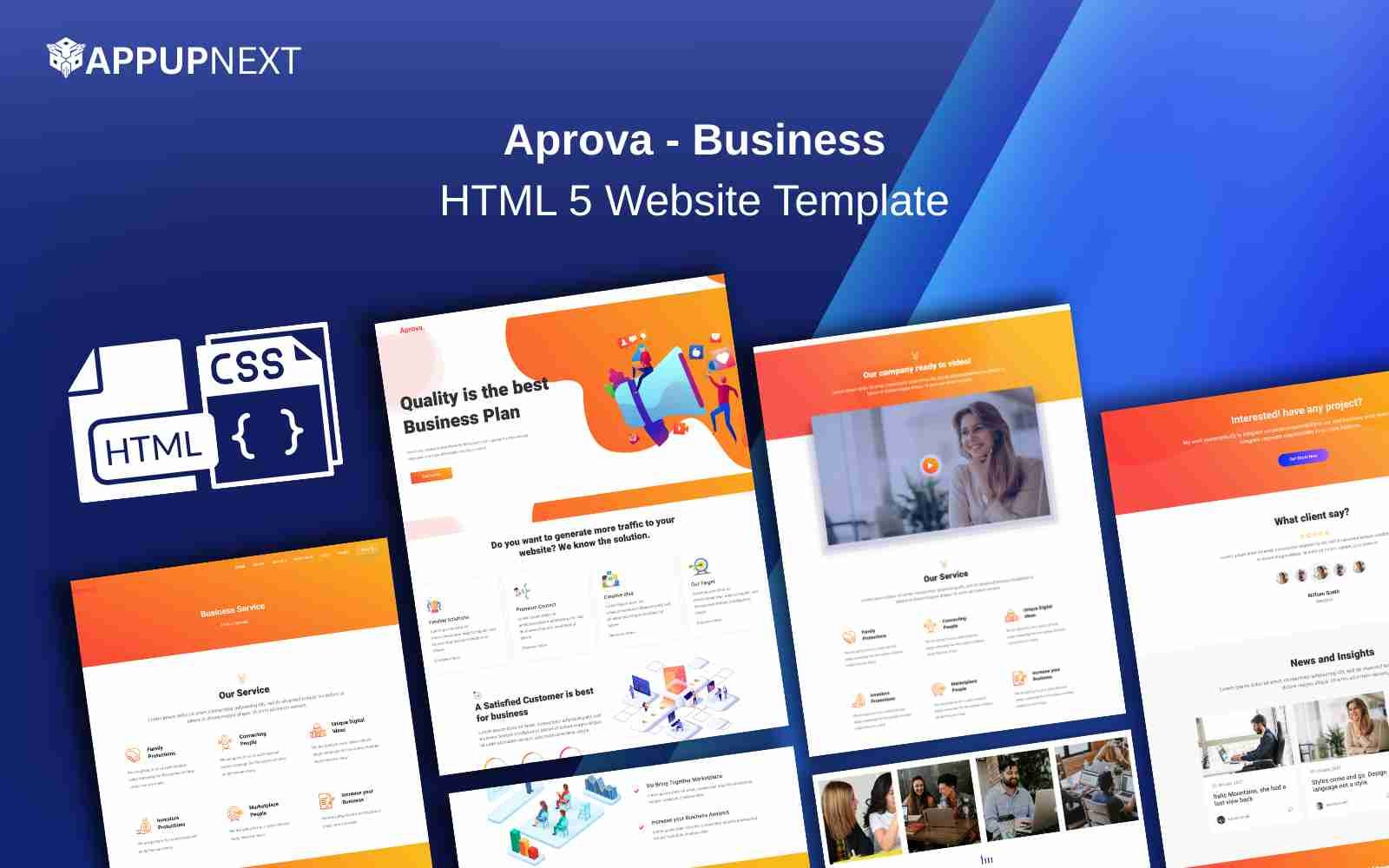 Aprova - Business| HTML 5 Website Template