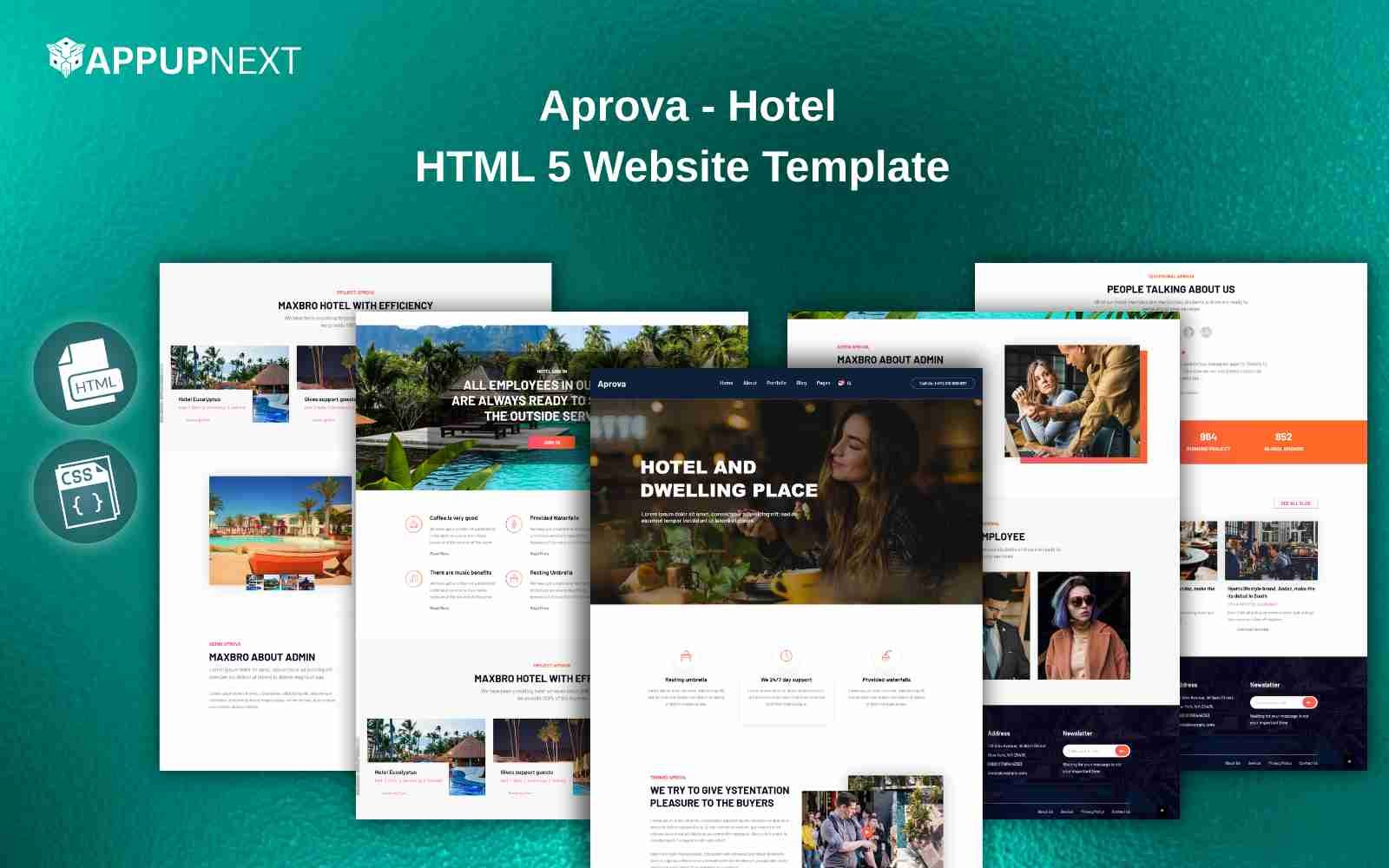 Aprova - Hotel| HTML 5 Website Template
