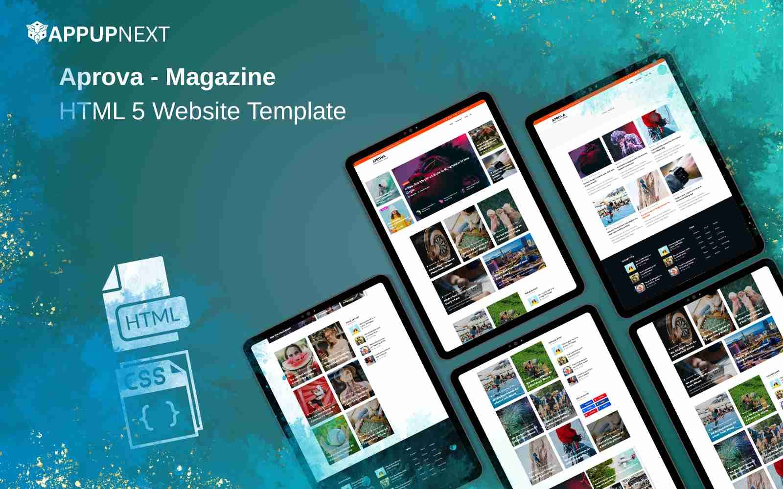 Aprova - Magazine| HTML 5 Website Template