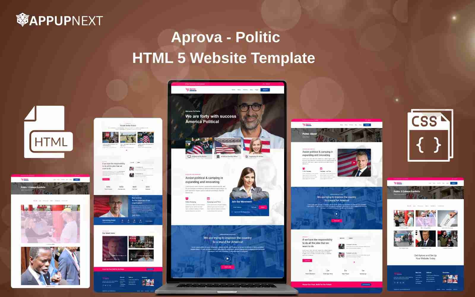 Aprova - Politic| HTML 5 Website Template