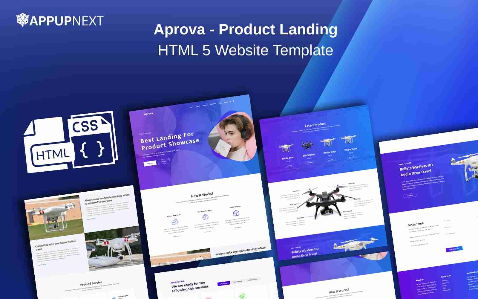 Aprova - Product Landing | HTML 5 Website Template